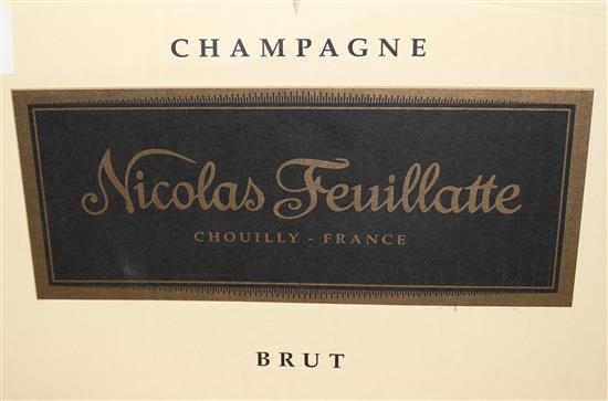 12 Bottles Nicholas Feuillate champagne